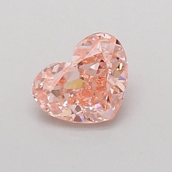 0.55 Ct. Fancy Vivid Pink Heart Lab Grown Diamond