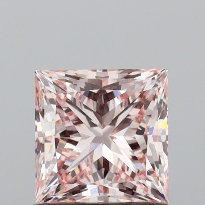 1.01 Ct. Fancy Vivid Green Princess Lab Grown Diamond