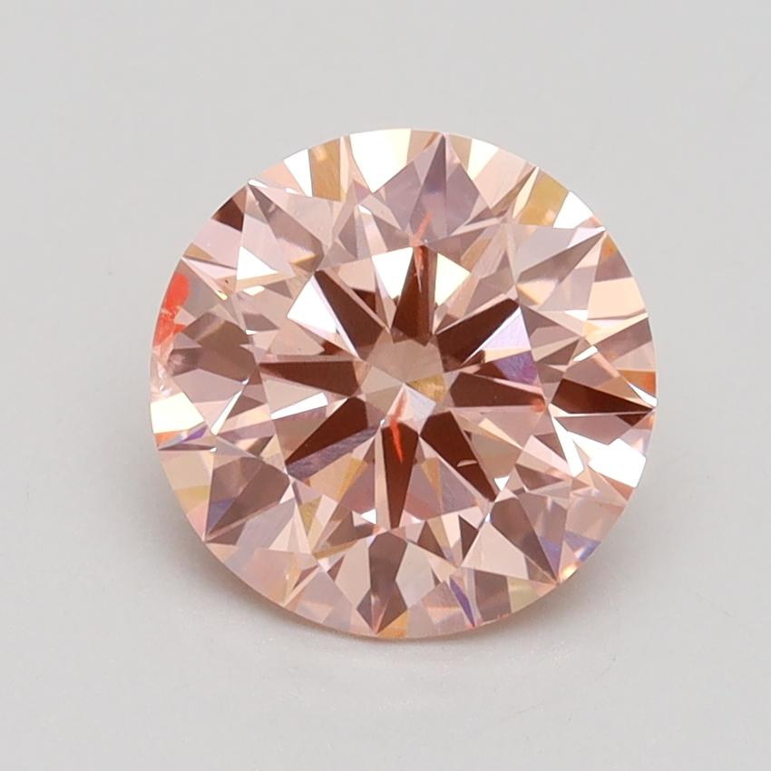 1.74 Ct. Fancy Intense Pink Round Lab Grown Diamond