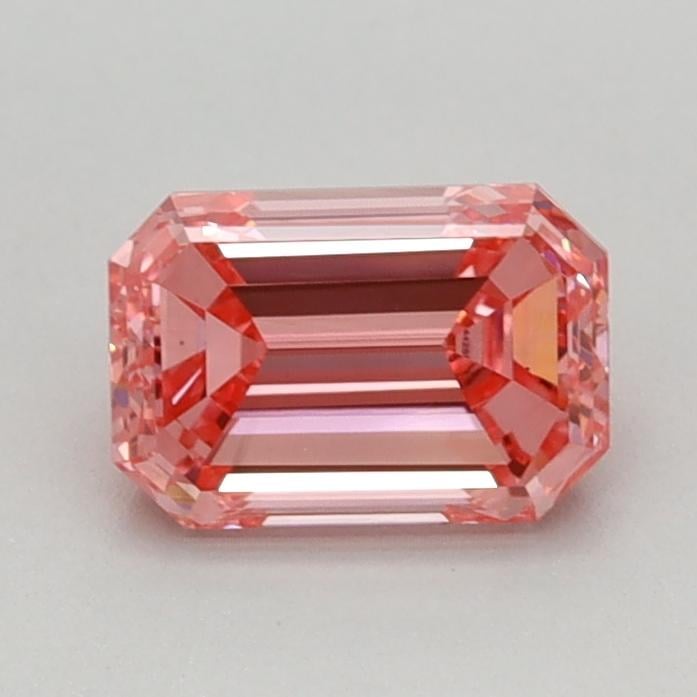 0.70 Ct. Fancy Vivid Pink Emerald Lab Grown Diamond