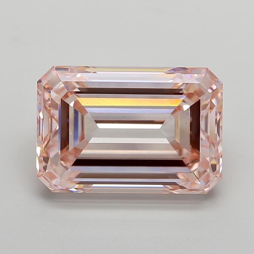 10.26 Ct. Fancy Intense  Pink Emerald Lab Grown Diamond
