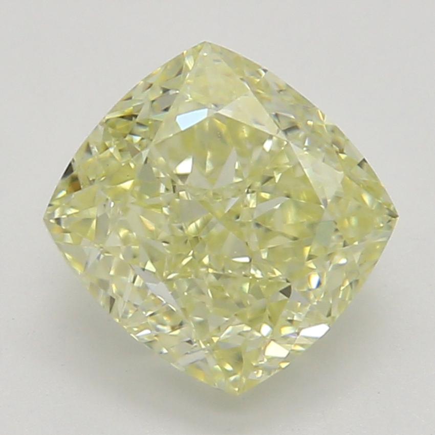 1.07 Ct. Fancy Light Yellow Cushion Diamond