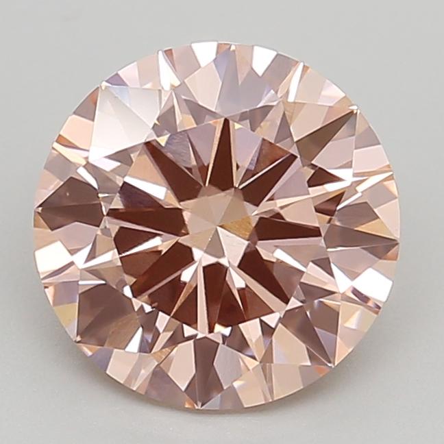 2.50 Ct. Fancy Intense Pink Round Lab Grown Diamond