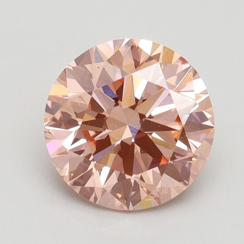 1.88 Ct. Fancy Intense Pink Round Lab Grown Diamond