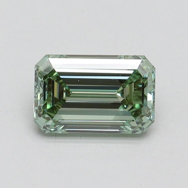0.81 Ct. Fancy Intense Green Emerald Lab Grown Diamond
