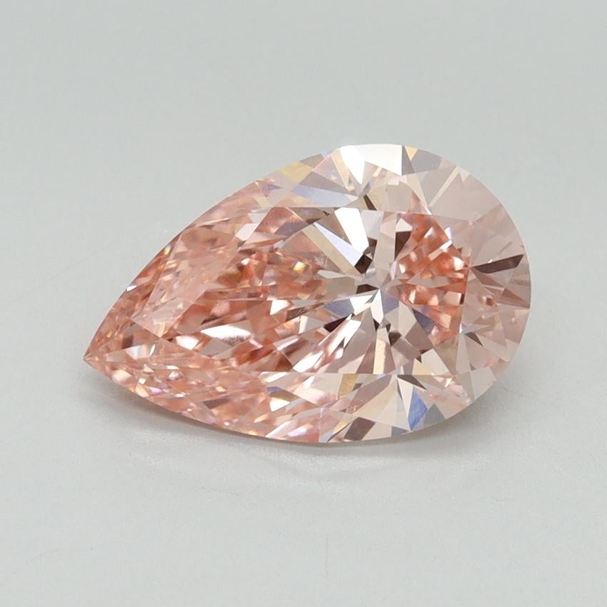 2.05 Ct. Fancy Vivid Pink Pear Lab Grown Diamond