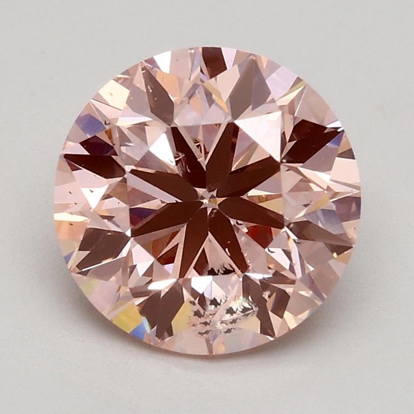 1.50 Ct. Fancy Intense Pink Round Lab Grown Diamond