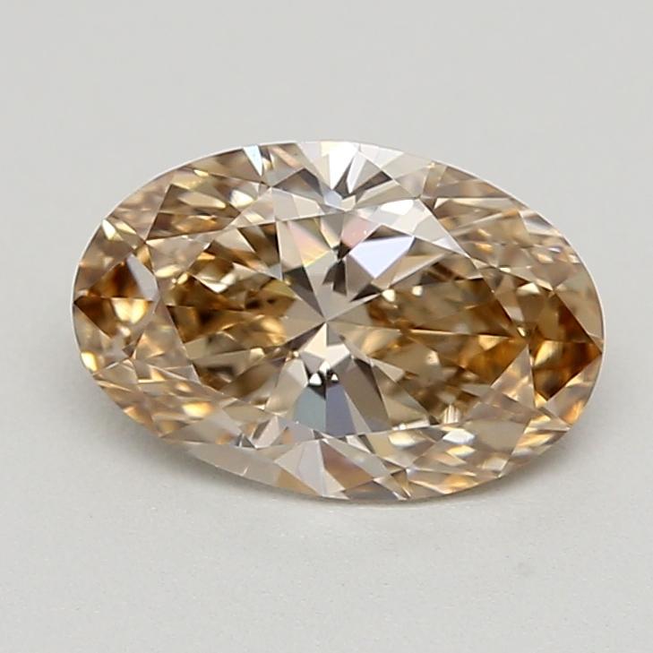 0.62 Ct. Fancy Light  Brown Oval Lab Grown Diamond