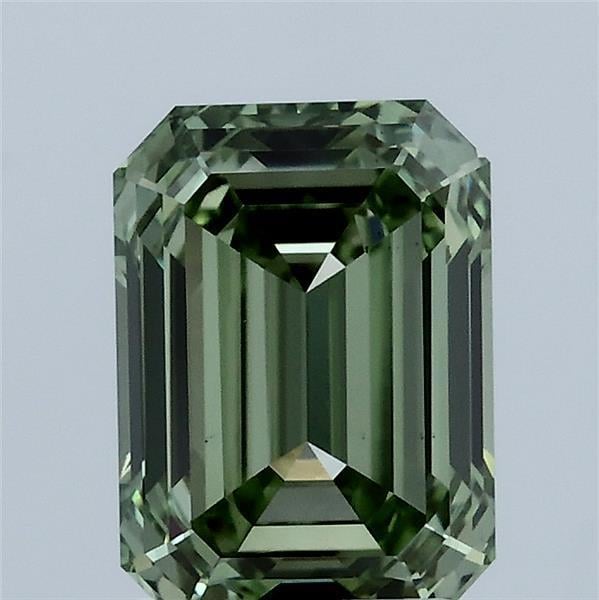 2.00 Ct. Fancy Vivid Green Emerald Lab Grown Diamond