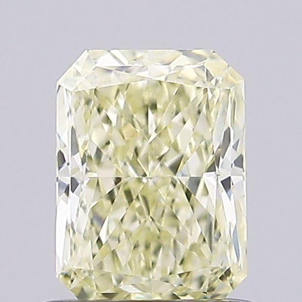 0.78 Ct. Fancy Light Yellow Radiant Lab Grown Diamond