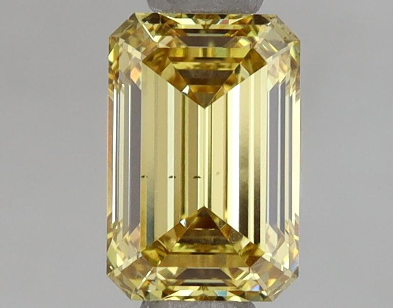 1.10 Ct. Fancy Intense Yellow Emerald Lab Grown Diamond