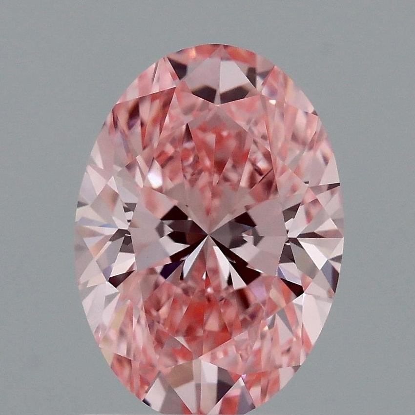 1.51 Ct. Fancy Vivid Blue Oval Lab Grown Diamond