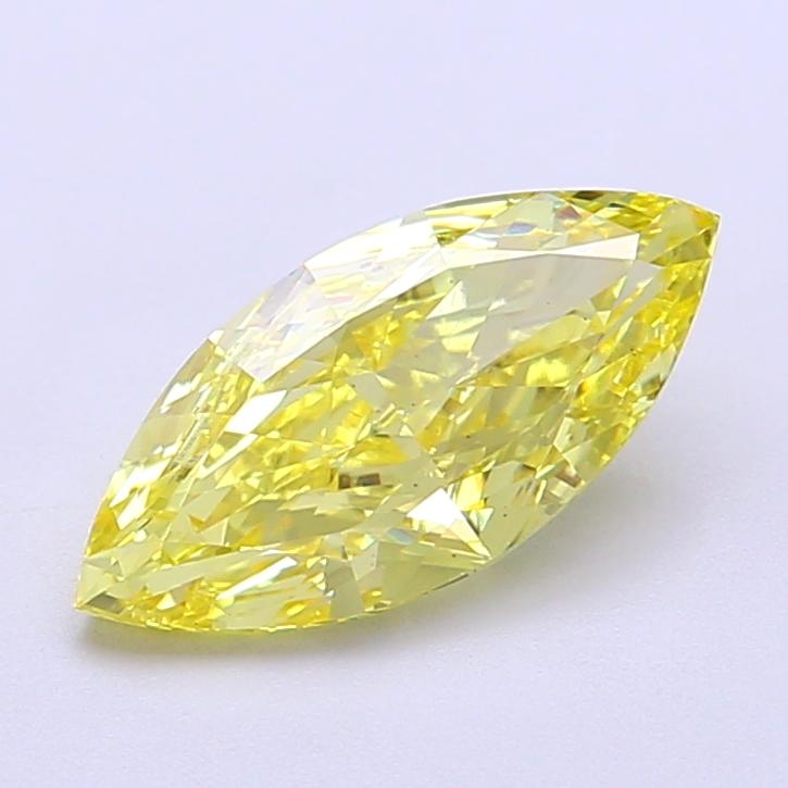 1.51 Ct. Fancy Intense Yellow Marquise Lab Grown Diamond