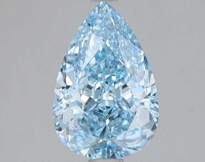 1.51 Ct. Fancy Vivid Blue Pear Lab Grown Diamond