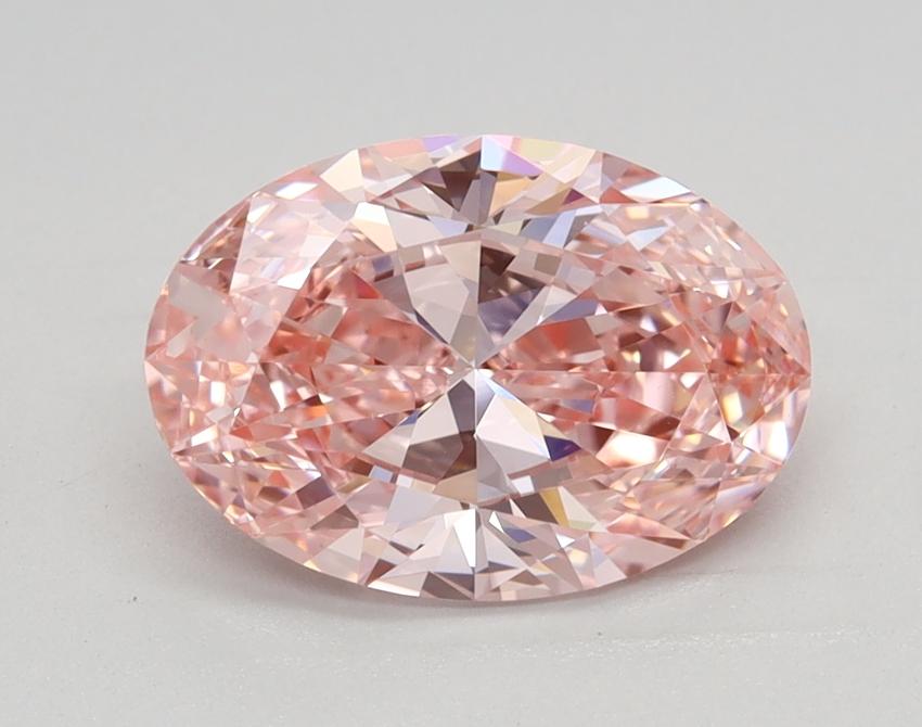 1.50 Ct. Fancy Vivid Pink Oval Lab Grown Diamond