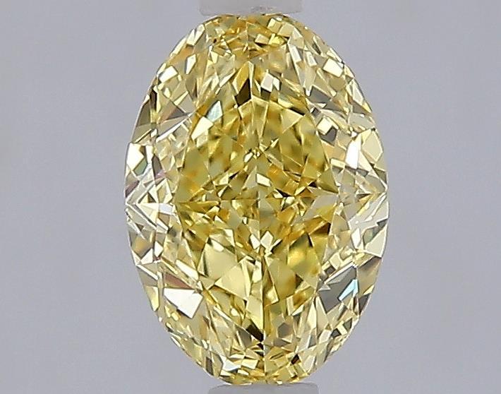 1.11 Ct. Fancy Vivid Yellow Yellow Oval Lab Grown Diamond