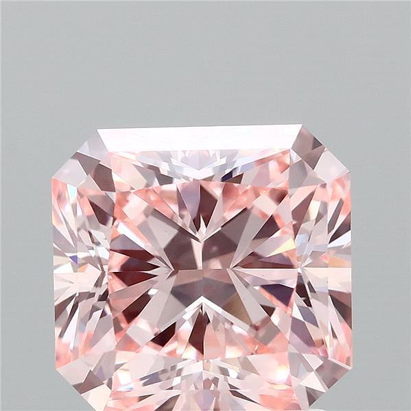 2.20 Ct. Fancy Intense Pink Radiant Lab Grown Diamond