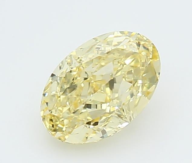 1.01 Ct. Fancy Intense  Yellow Oval Lab Grown Diamond