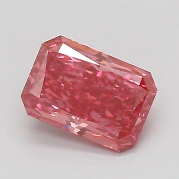 1.08 Ct. Fancy Vivid Pink Radiant Lab Grown Diamond