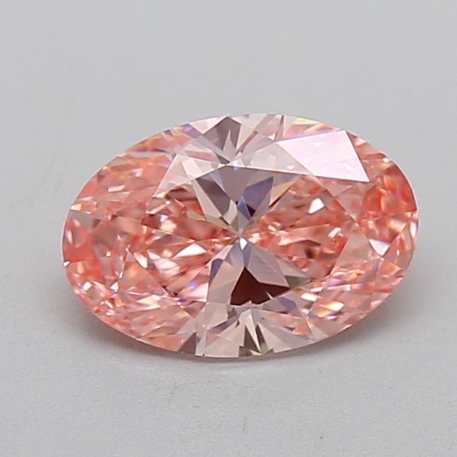 1.10 Ct. Fancy Vivid  Pink Oval Lab Grown Diamond