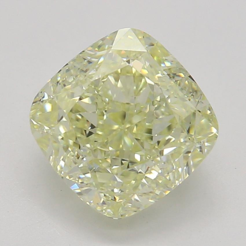 1.42 Ct. Fancy Light Yellow Cushion Diamond