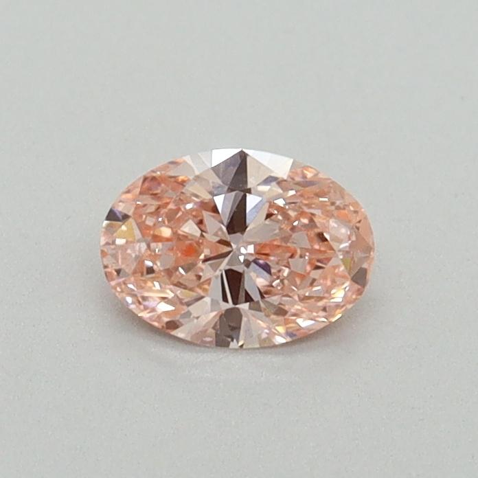 0.31 Ct. Fancy Vivid Pink Oval Lab Grown Diamond