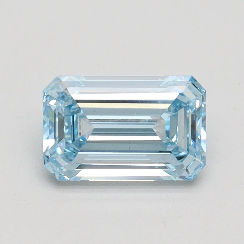 1.05 Ct. Fancy Intense Blue Emerald Lab Grown Diamond