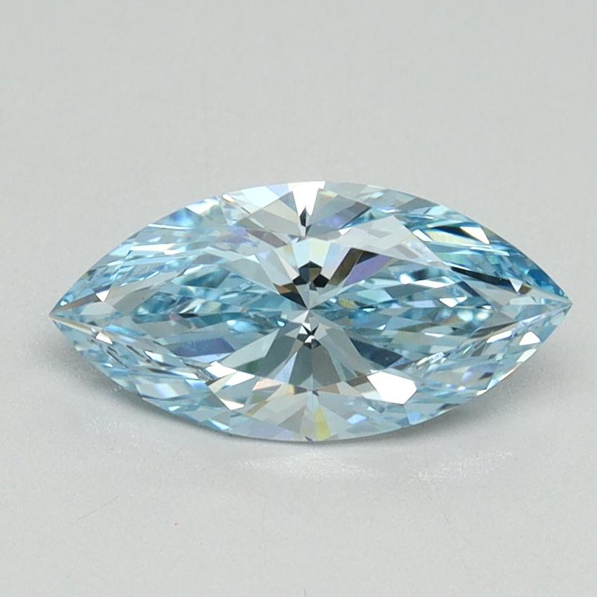 1.02 Ct. Fancy Vivid Blue Marquise Lab Grown Diamond