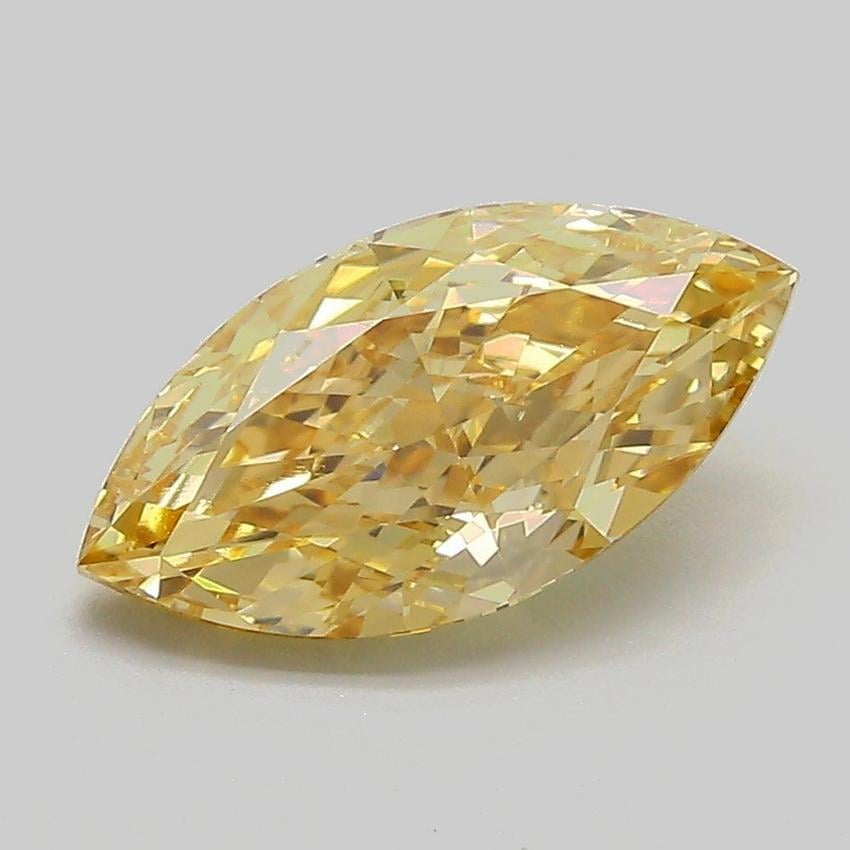 2.03 Ct. Fancy  Yellow Marquise Lab Grown Diamond