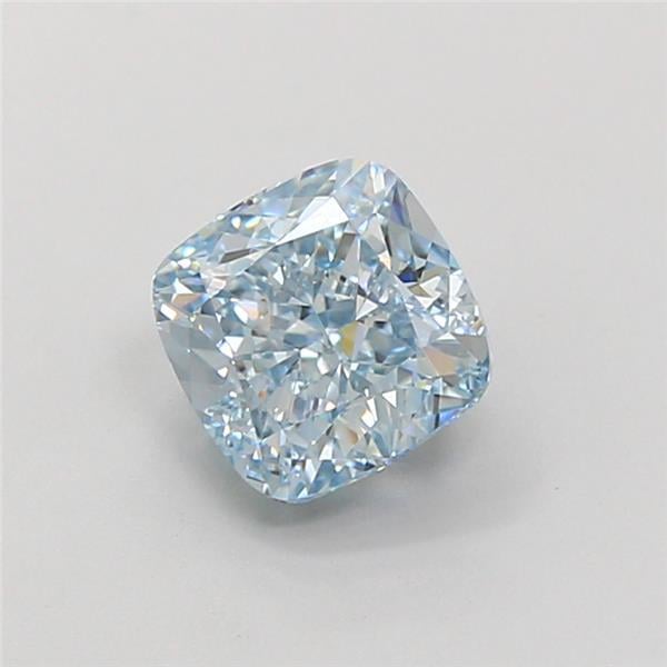 1.78 Ct. Fancy Vivid  Blue Cushion Lab Grown Diamond