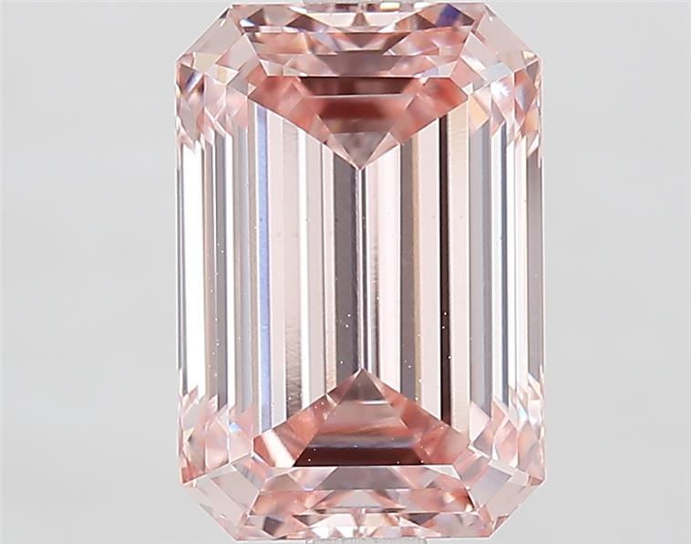2.92 Ct. Fancy Intense  Pink Emerald Lab Grown Diamond