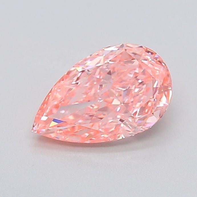 1.07 Ct. Fancy Vivid  Pink Pear Lab Grown Diamond