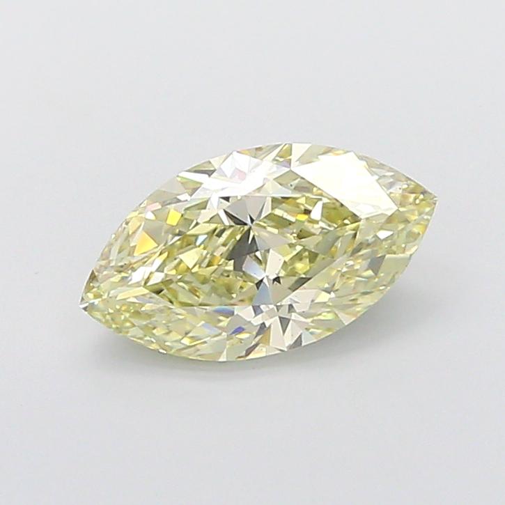 4.01 Ct. Fancy Light Yellow Marquise Lab Grown Diamond