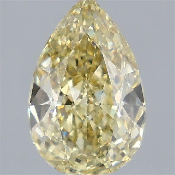 2.06 Ct. Fancy Intense Yellow Pear Lab Grown Diamond