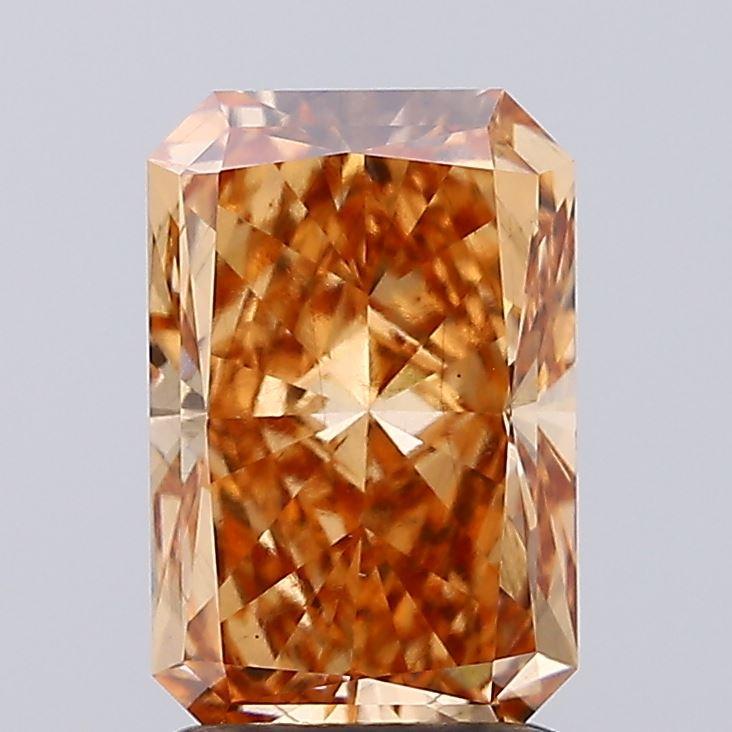 2.04 Ct. Fancy Brown Radiant Lab Grown Diamond