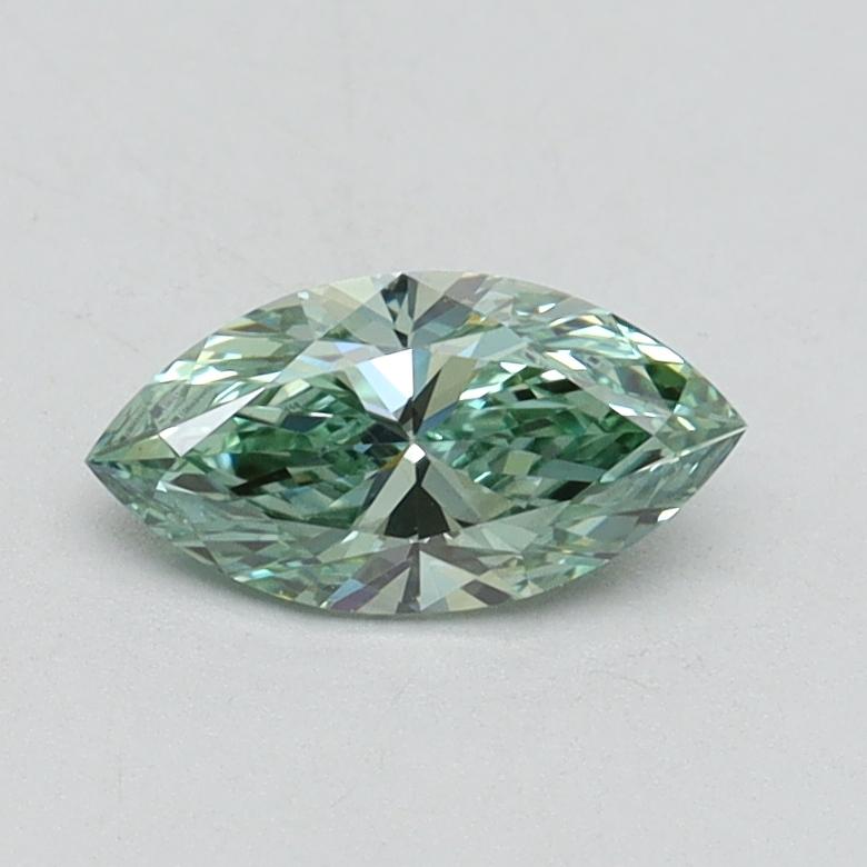 0.50 Ct. Fancy Vivid Green Marquise Lab Grown Diamond