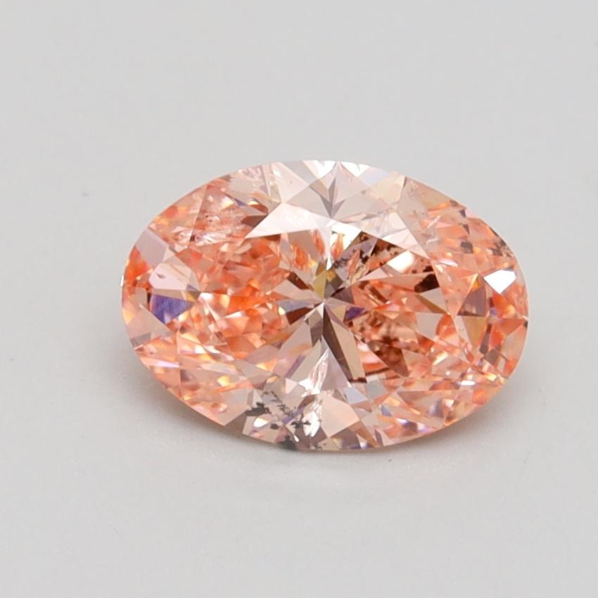 1.10 Ct. Fancy Intense Pink Oval Lab Grown Diamond