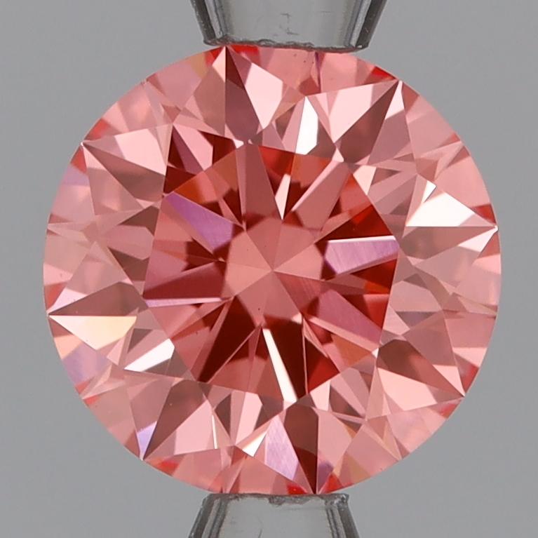 1.04 Ct. Fancy Vivid Pink Round Lab Grown Diamond