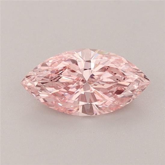 0.46 Ct. Fancy Vivid Pink Marquise Lab Grown Diamond