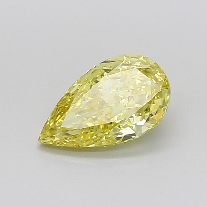 1.06 Ct. Fancy Intense Yellow Pear Lab Grown Diamond
