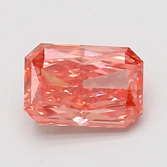 1.05 Ct. Fancy Vivid Pink Radiant Lab Grown Diamond