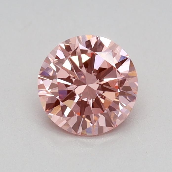 0.40 Ct. Fancy Intense Pink Round Lab Grown Diamond