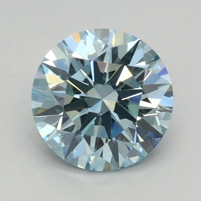 0.73 Ct. Fancy Intense Blue Round Lab Grown Diamond
