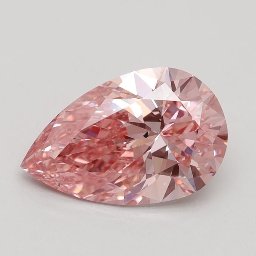 1.70 Ct. Fancy Intense Pink Pear Lab Grown Diamond