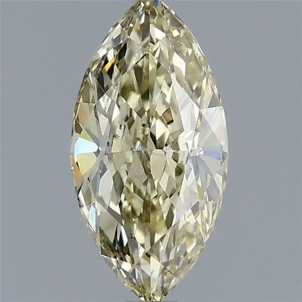 1.08 Ct. Fancy Light Yellow Marquise Lab Grown Diamond