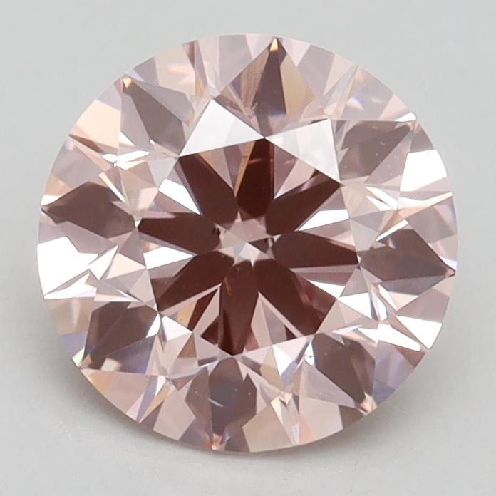 1.78 Ct. Fancy Intense Pink Round Lab Grown Diamond