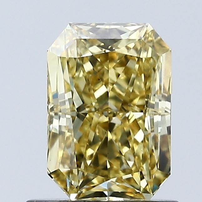 1.02 Ct. Fancy Vivid Yellow Radiant Lab Grown Diamond