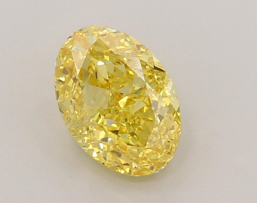 1.59 Ct. Fancy Vivid Pink Oval Lab Grown Diamond
