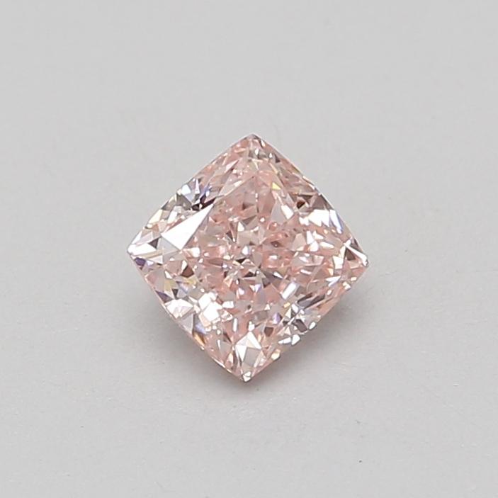 0.79 Ct. Fancy Intense Pink Cushion Lab Grown Diamond