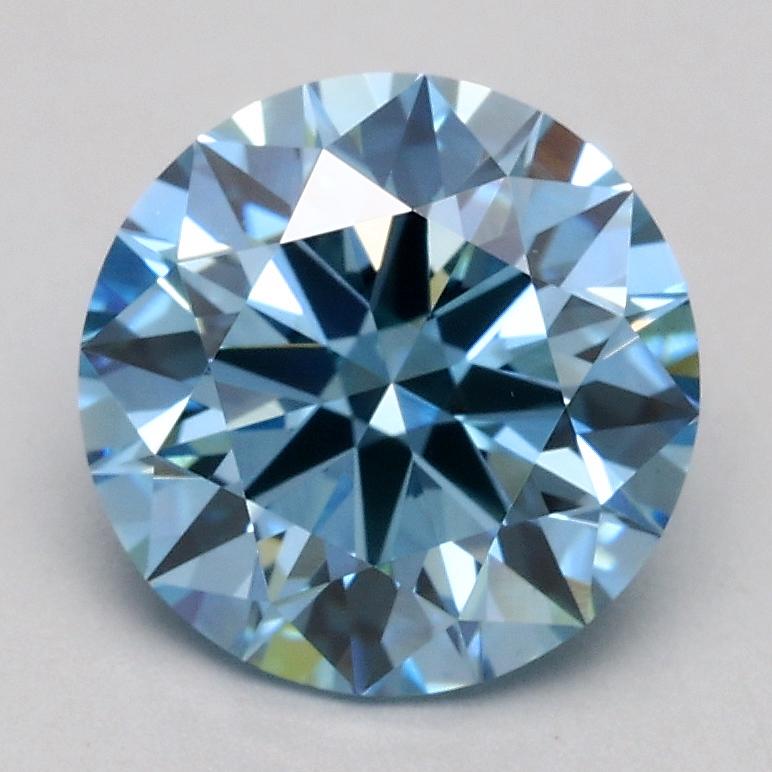 1.56 Ct. Fancy Blue Round Lab Grown Diamond